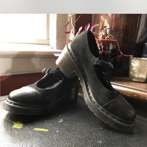 Dr. Martens Black Heeled Mary Janes